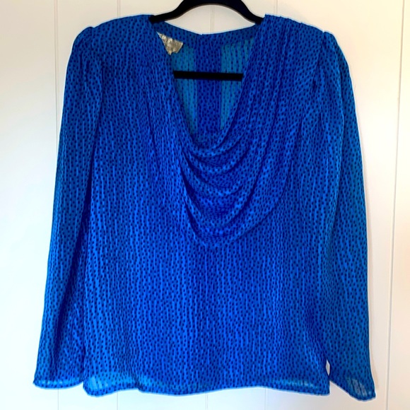 Vintage! La Chine Classic by Galinda Wang Sheer Blouse Size 4 - Picture 1 of 11